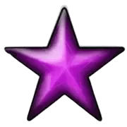 Burning Hot violetter stern symbol